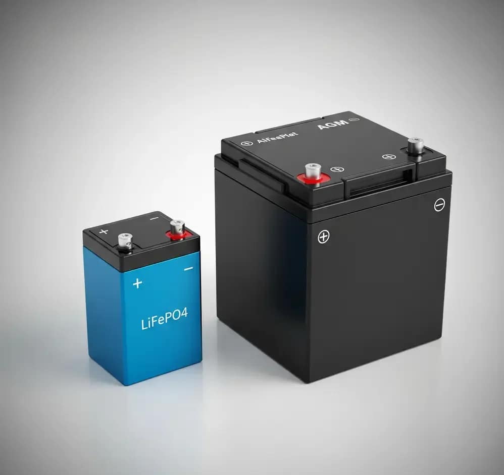 Solar Hydroponics Decoded: Size Panels, Batteries & Pump Loads to Never Run Out of Power 2 A comparison of lithium and AGM batteries for off-grid power storage.