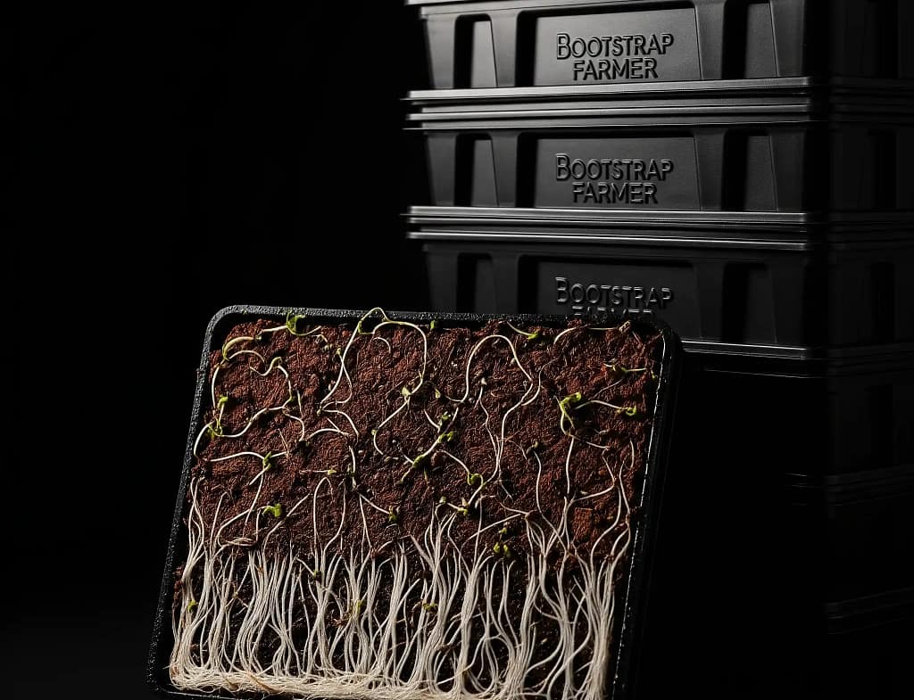 Bootstrap Farmer heavy-duty microgreens trays | commercial-grade hydroponic growing trays