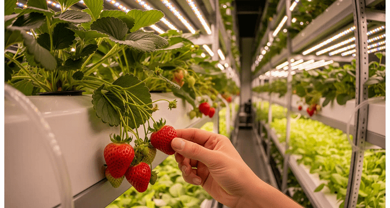 A comprehensive guide to growing hydroponic fruit like strawberries and tomatoes for superior flavor.