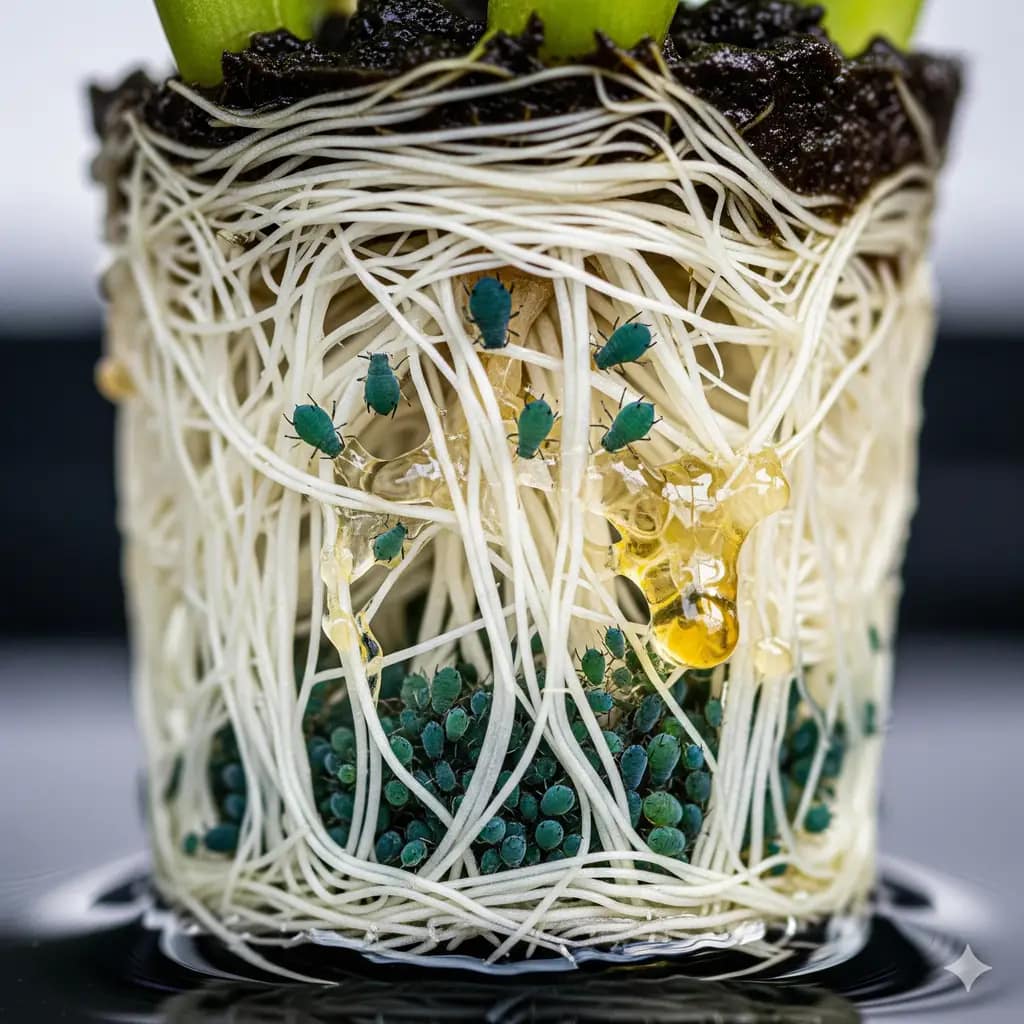 Yellow sticky trap for hydroponic pest management | Captured fungus gnats